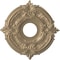 Ekena Millwork Attica PVC Medallion (Canopies up to 5"), 13"OD x 3 1/2"ID x 3/4"P, Metallic Champagne Mist CMP13ATECE - alternate 1